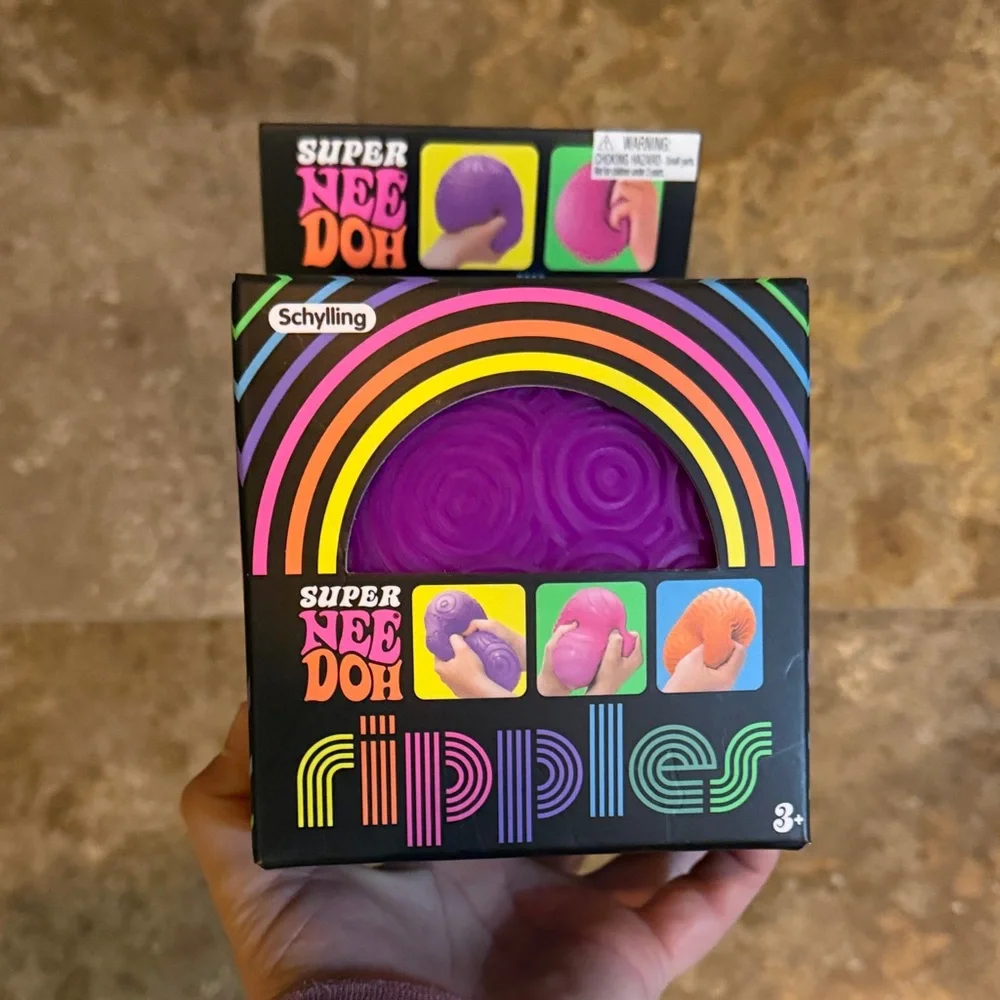 Super & Mini NeeDoh Ripples Purple